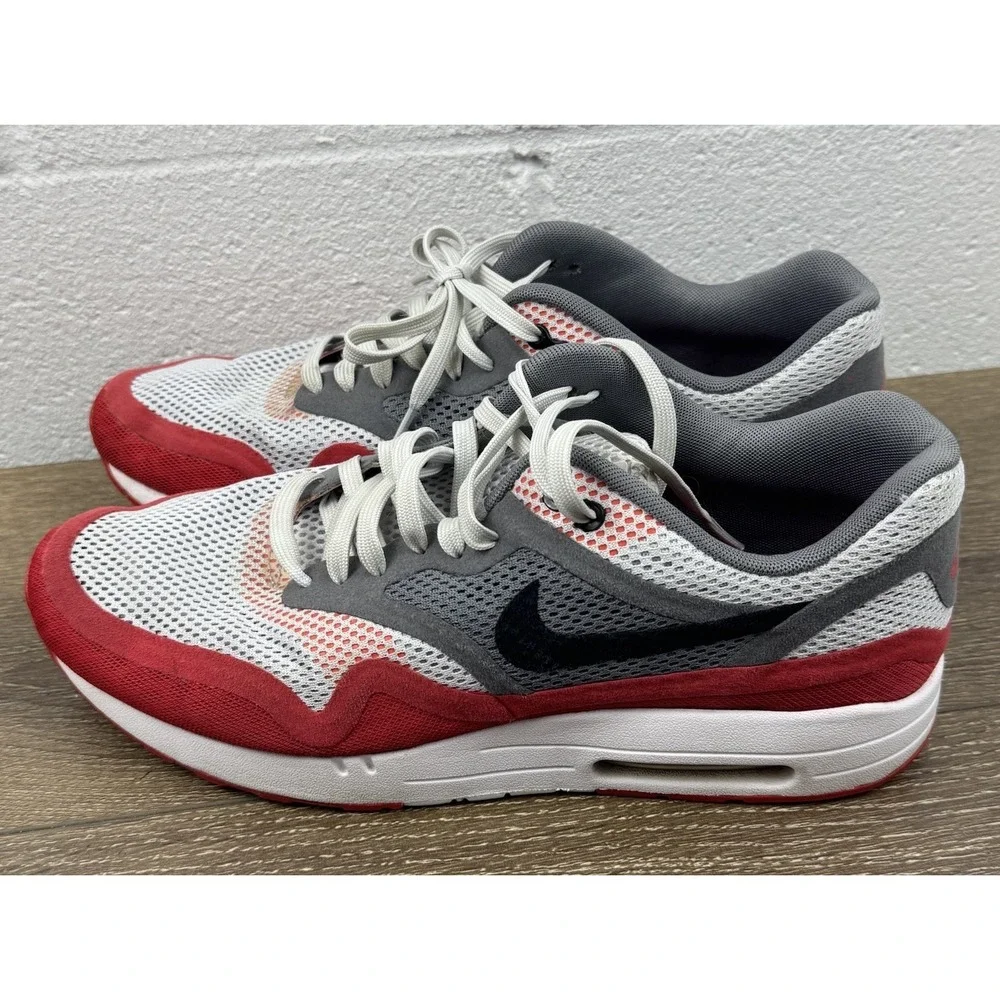Nike Air Max 1 Breathe‎ Men's Sz 11 University Red Sneakers 644140-002